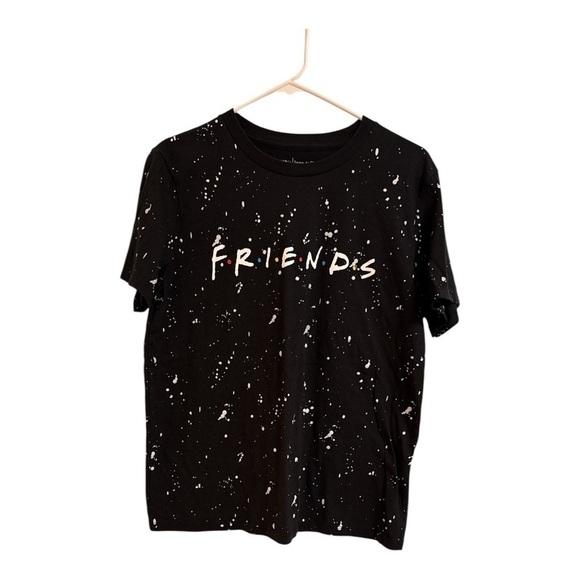 Love Tribe Tops - Love Tribe Black Speckled 'Friends' Tee